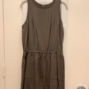 Lou & Grey Olive Drawstring Dress